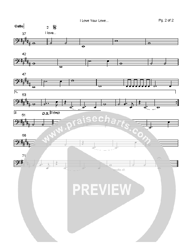 I Love Your Love Cello (Paul Oakley)