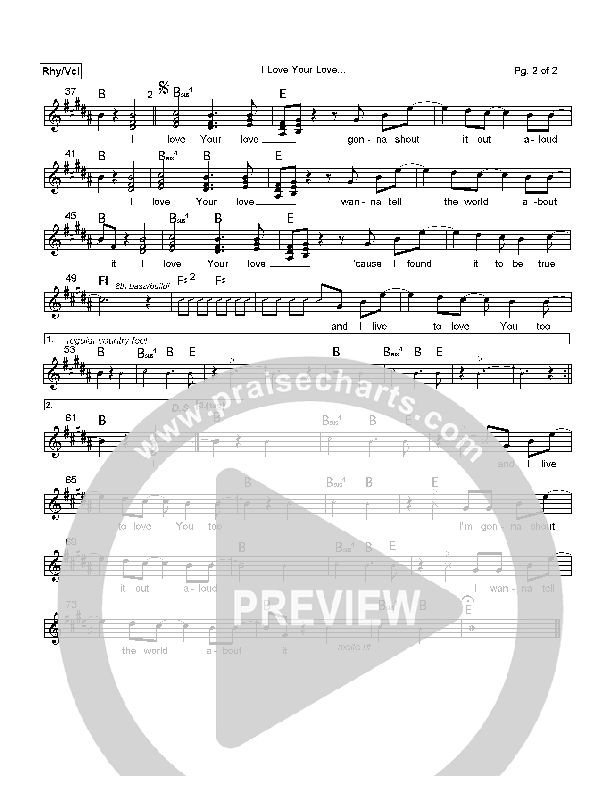 I Love Your Love Orchestration (Paul Oakley)