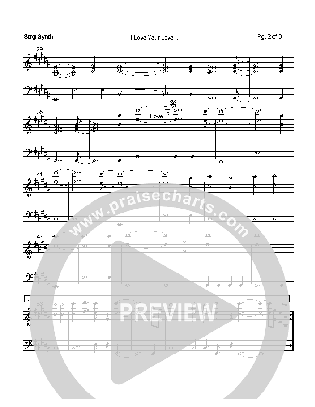 I Love Your Love Synth Strings (Paul Oakley)