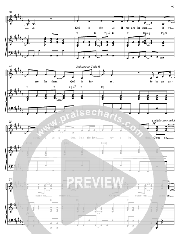 Love Rev Lead & Piano (Israel Houghton)