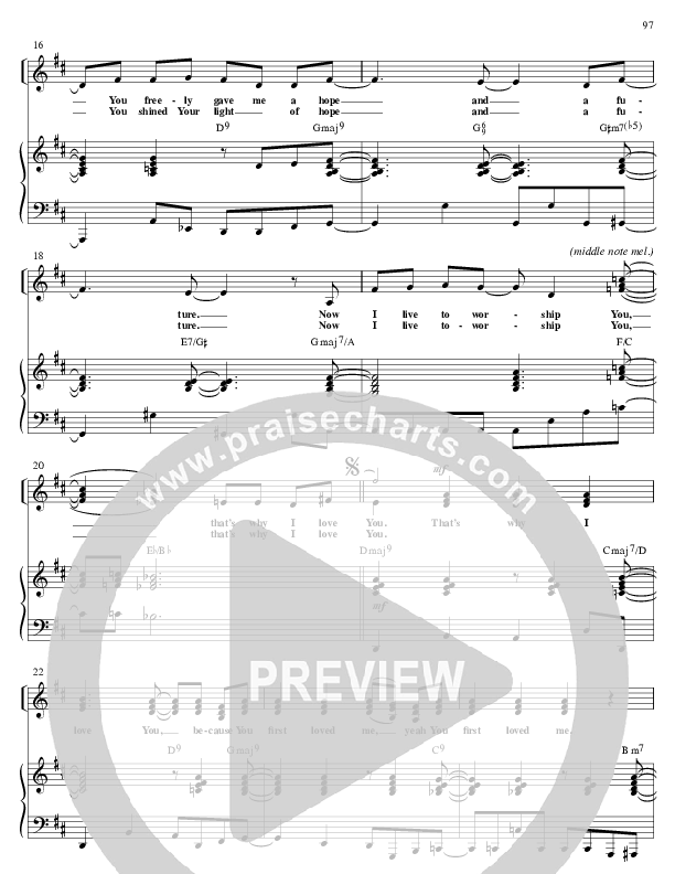 That's Why I Love You Piano/Vocal (Israel Houghton)