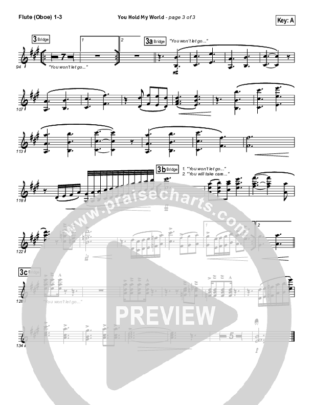 You Hold My World Wind Pack (Israel Houghton)