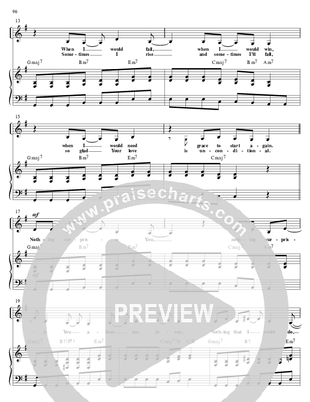 Surprises Lead & Piano (Israel Houghton / Fred Hammond)