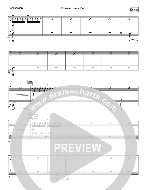 Overcome Percussion (Jeremy Camp)