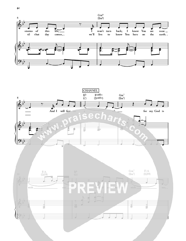 You Never Let Go Piano/Vocal & Lead (Jeremy Camp)