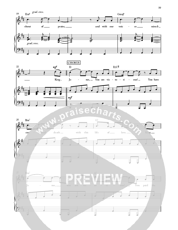 King Jesus Lead & Piano (Jeremy Camp)