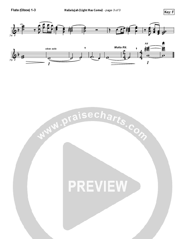 Hallelujah (Light Has Come) Wind Pack (BarlowGirl)