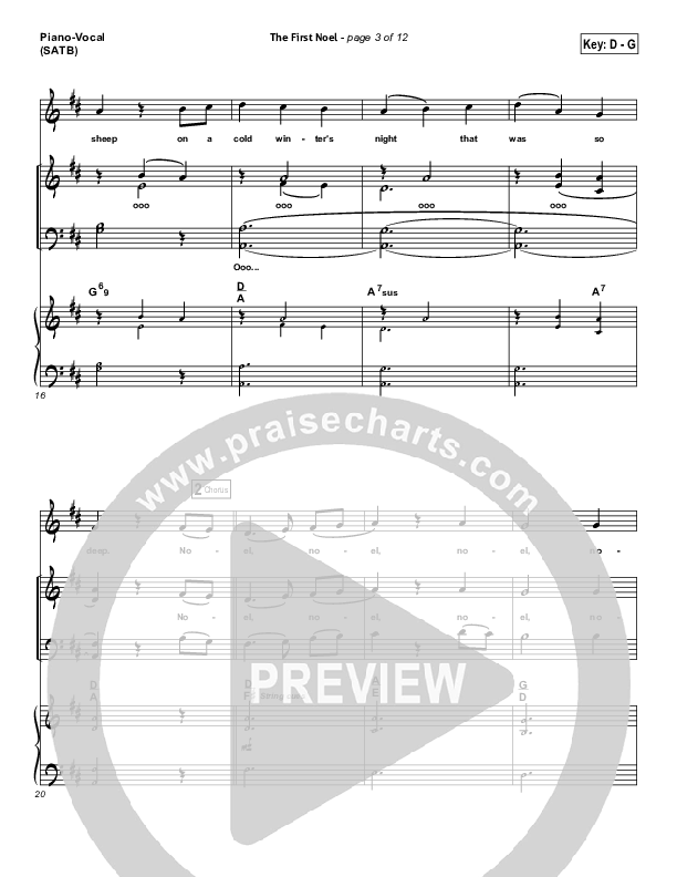 The First Noel Piano/Vocal (Mark Schultz)
