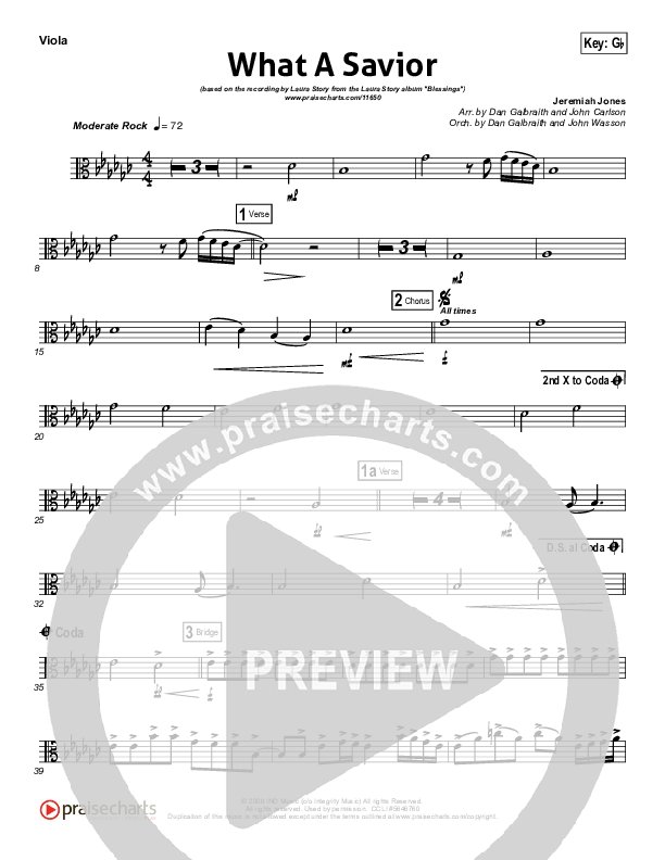 What A Savior Viola (Laura Story)