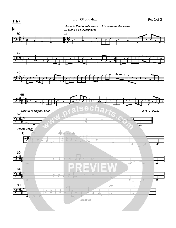 Lion Of Judah Trombone 4 (Robin Mark)