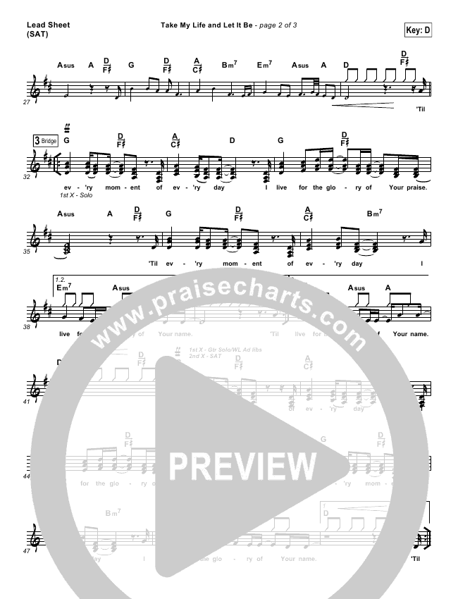 Take My Life And Let It Be Sheet Music PDF Klaus PraiseCharts Take my life and let it be sheet music pdf klaus praisecharts