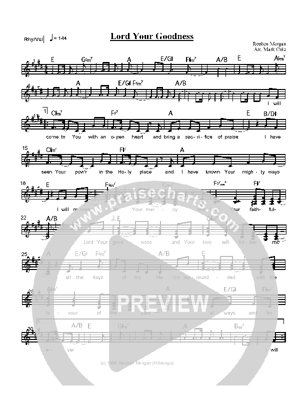 Give Thanks Rhythm/Vocal (Hillsong Worship)