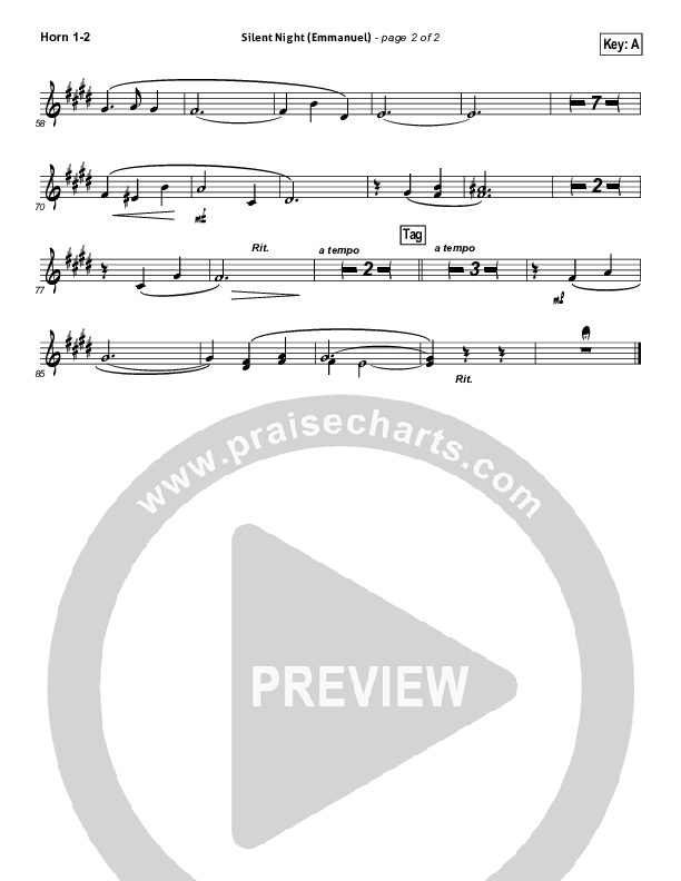 Silent Night (Emmanuel) Brass Pack (Matt Maher)