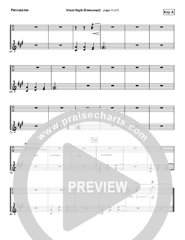 Silent Night (Emmanuel) Percussion (Matt Maher)