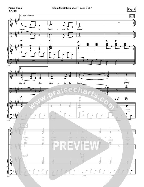 O Holy Night Sheet Music PDF (Tasha Cobbs Leonard) - PraiseCharts