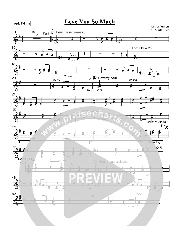 Love You So Much French Horn (Hillsong Worship)