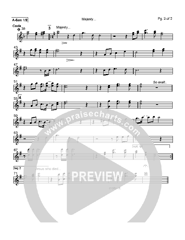 Majesty Alto Sax 1/2 (Mark Cole)