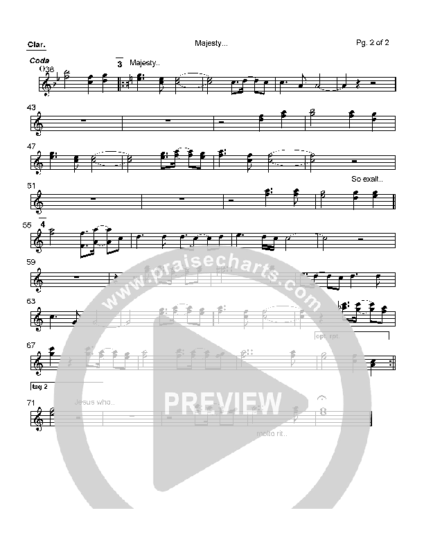 Majesty Clarinet (Mark Cole)