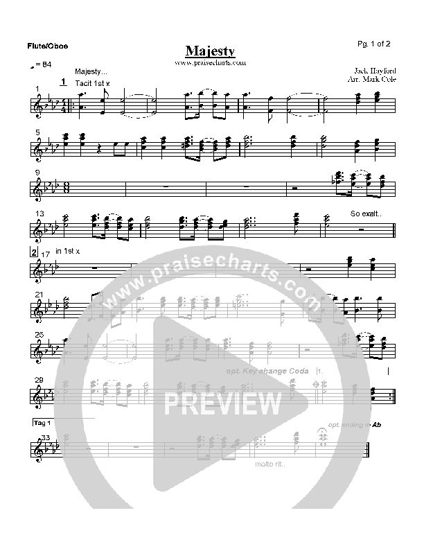 Majesty Flute/Oboe (Mark Cole)