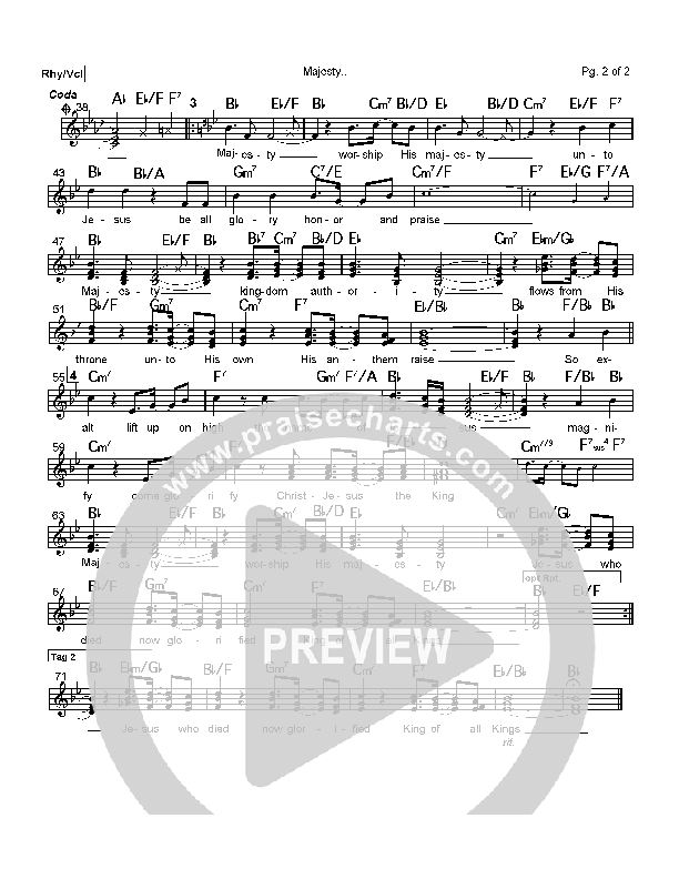 Majesty Rhythm/Vocal (Mark Cole)