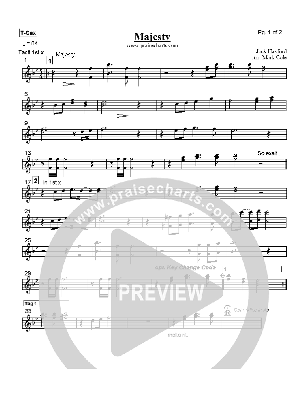 Majesty Tenor Sax 2 (Mark Cole)