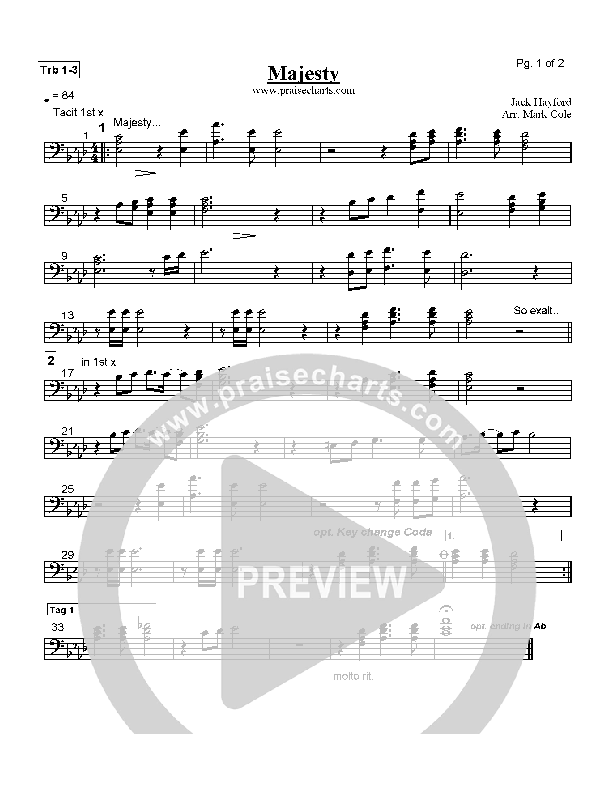 Majesty Trombone 1/2/3 (Mark Cole)