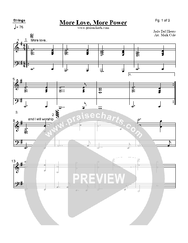 More Love More Power Strings (Andy Park)