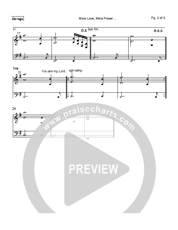 More Love More Power Strings (Andy Park)