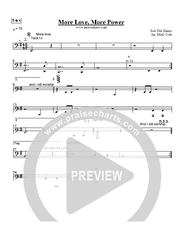 More Love More Power Trombone 4 (Andy Park)