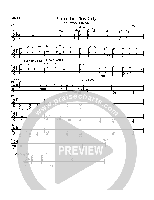 Move In This City Violins (Mark Cole)