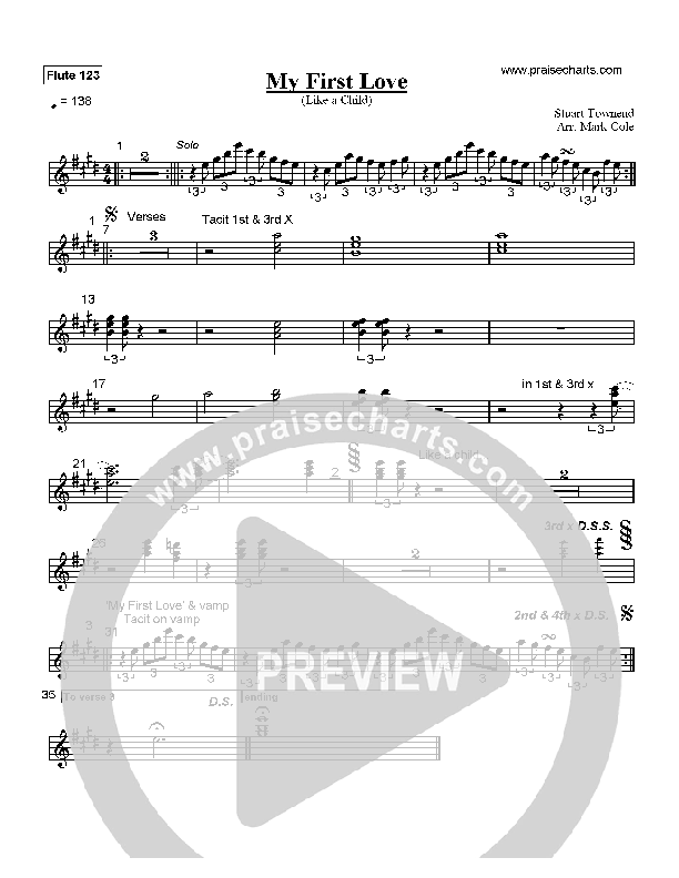 My First Love Orchestration (Stuart Townend)