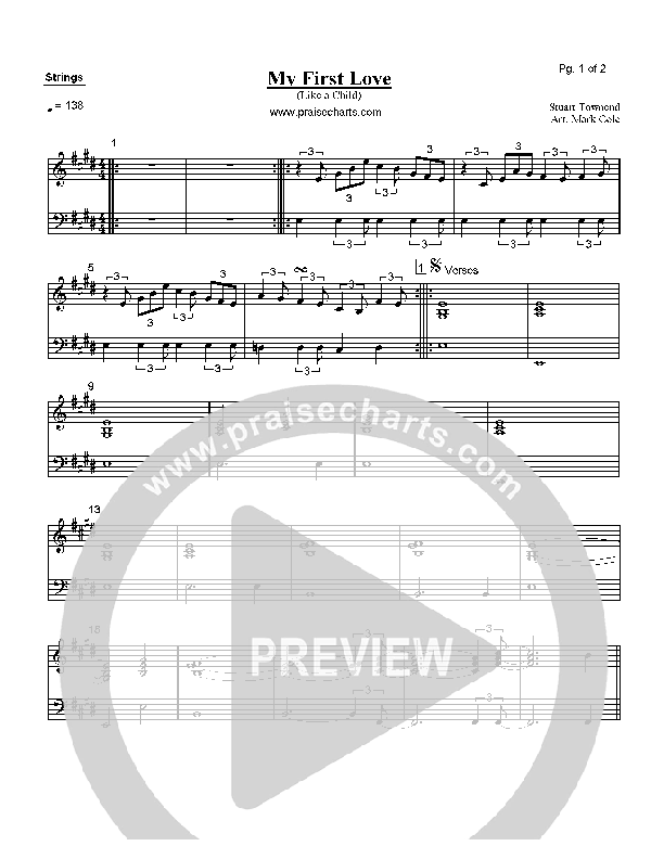 My First Love Strings (Stuart Townend)