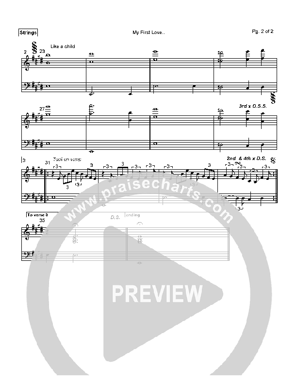 My First Love Strings (Stuart Townend)