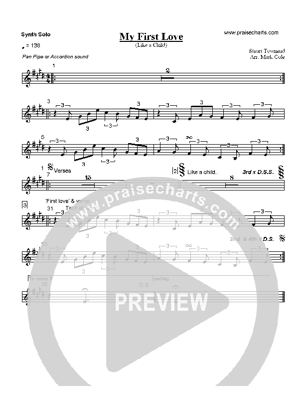 My First Love Synth (Stuart Townend)