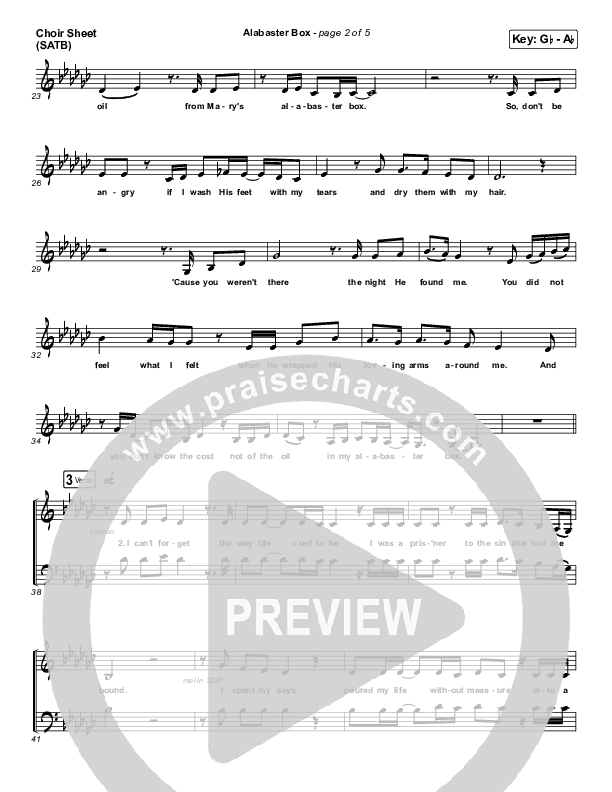 Alabaster Box Choir Vocals (SATB) (CeCe Winans)