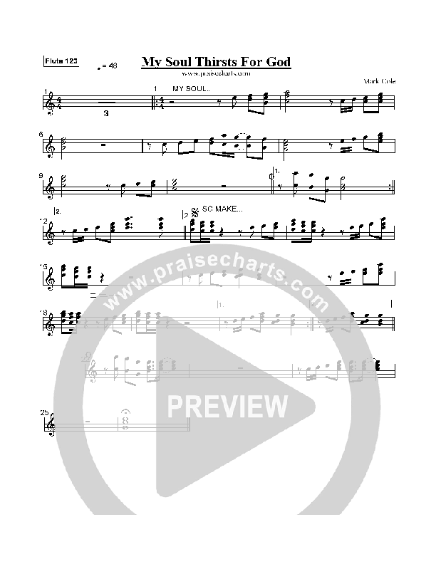 My Soul Thirsts For God Orchestration (Mark Cole)