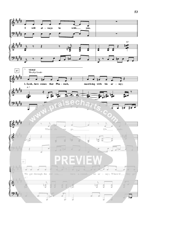 I Will Never Leave You Lead & Piano (Paul Wilbur / Sharon Wilbur)