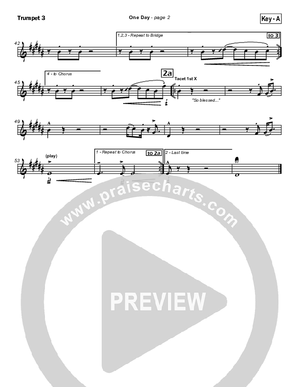 One Day Trumpet 3 (Hillsong Worship)