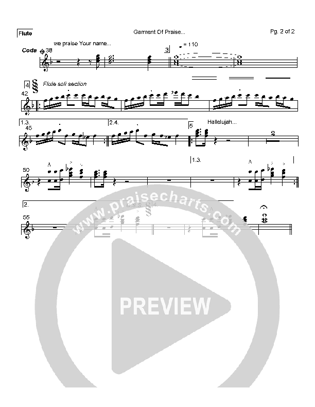 Garments of Praise Flute (Robin Mark)