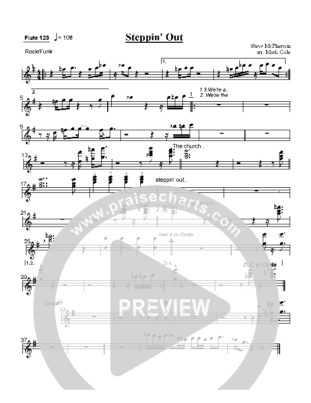 Steppin' Out Orchestration (Hillsong Worship)