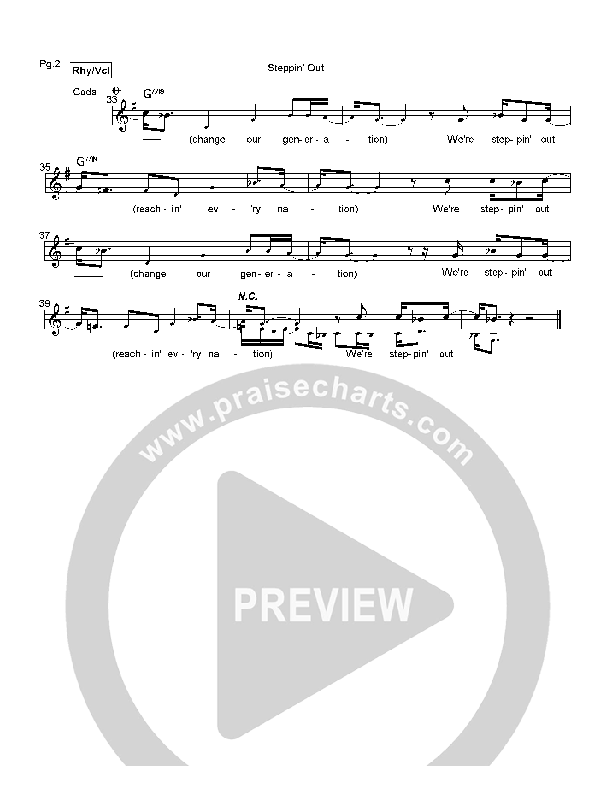 Steppin' Out Orchestration (Hillsong Worship)