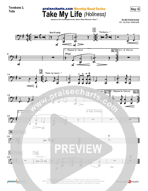 Take My Life Trombone 3 (Scott Underwood)