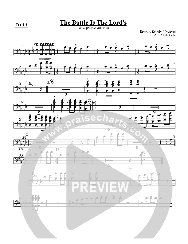 The Battle Is The Lord's Trombone (Ron Kenoly)