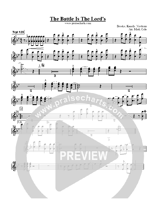 The Battle Is The Lord's Trumpet 1/2/3 (Ron Kenoly)