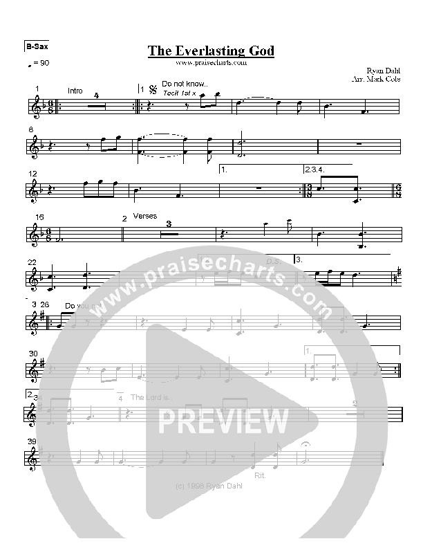 The Everlasting God Bari Sax (Toby Baxley)