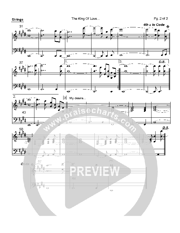 The King of Love Strings (Stuart Townend)