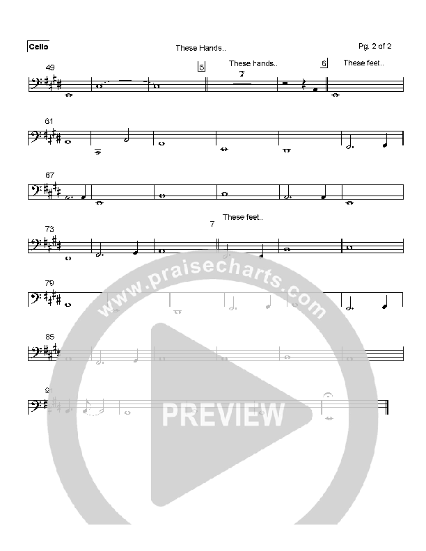 These Hands Cello (Jeff Deyo)