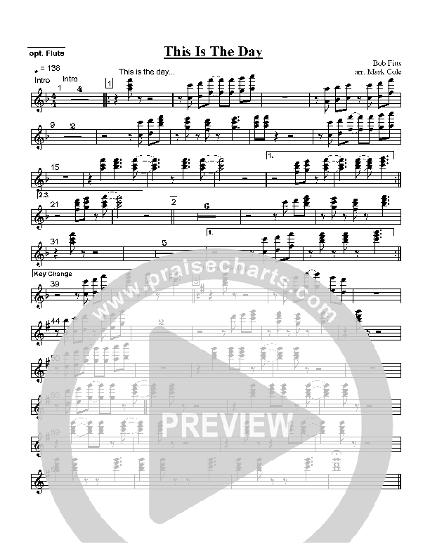 This Is The Day Orchestration (Bob Fitts)