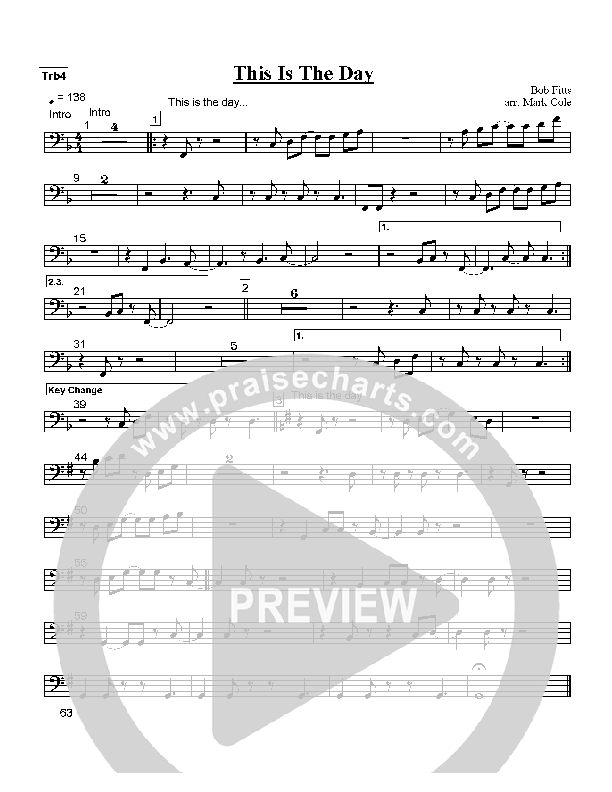 This Is The Day Trombone 4 (Bob Fitts)