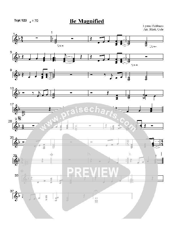 Be Magnified Orchestration (Lynn DeShazo)